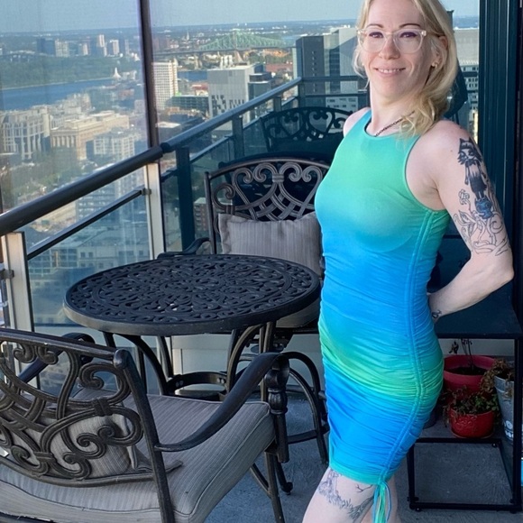 Stretch Bodycon Tank Dress / Robe débardeur moulante extensible - Picture 9 of 9